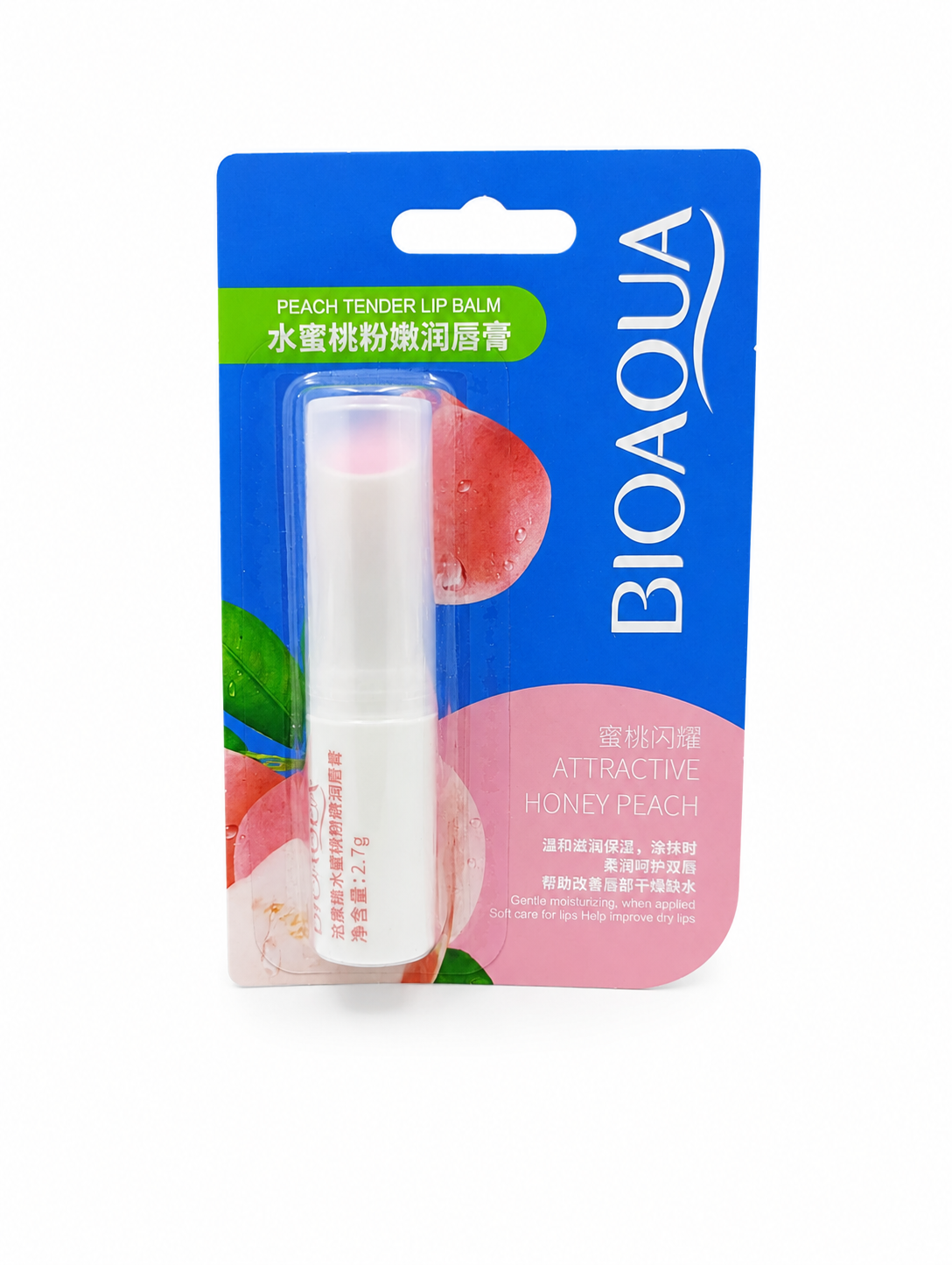 Labial humectante HONEY PEACH (Durazno) - BIOAQUA